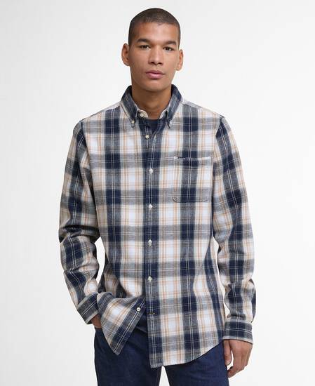 Sillwith Tailored Long-Sleeved Shirt Ecru Sillwith Tailored Long-Sleeved Shirt Ecru