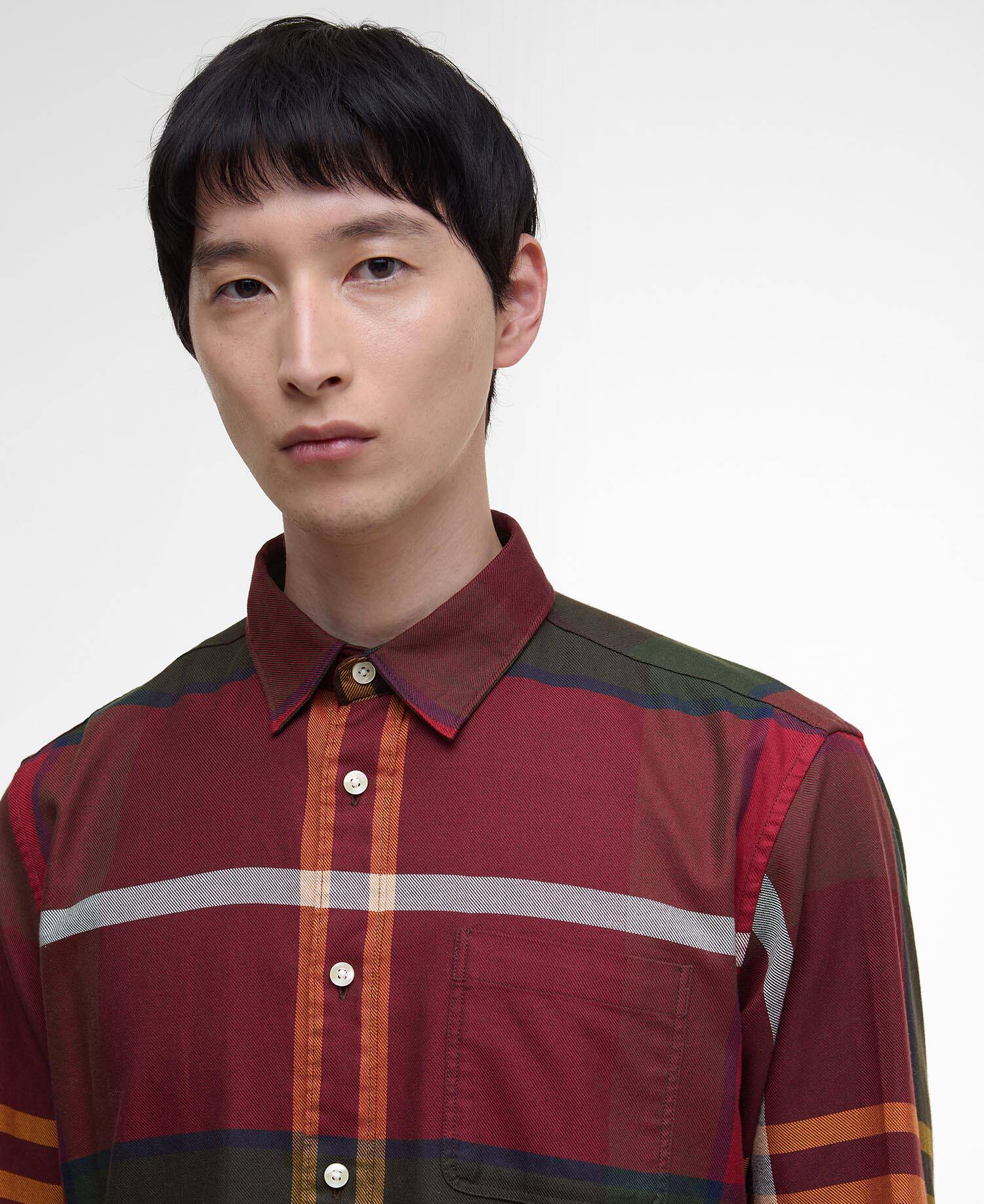 Camicia in tartan oversize a maniche lunghe Renford image number 3