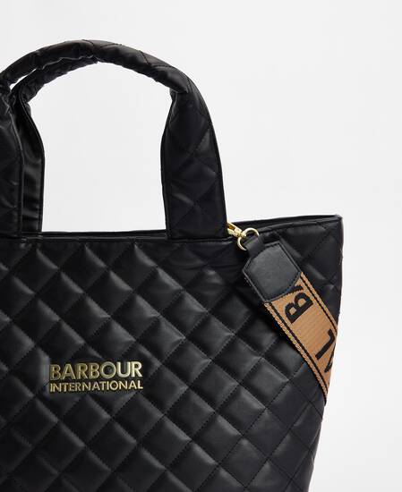 Battersea Quilted Mini Tote Bag Classic Black
