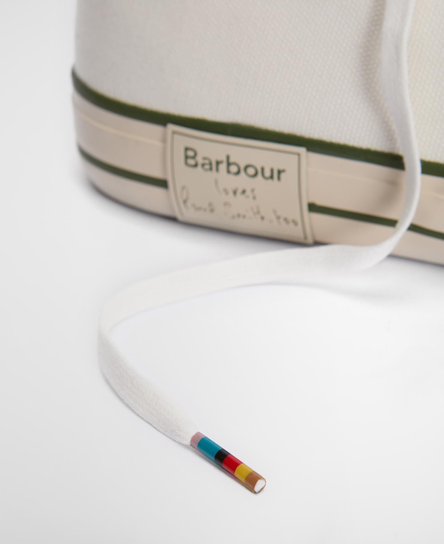 Scarpe da tennis da donna Paul Smith Loves Barbour Off White