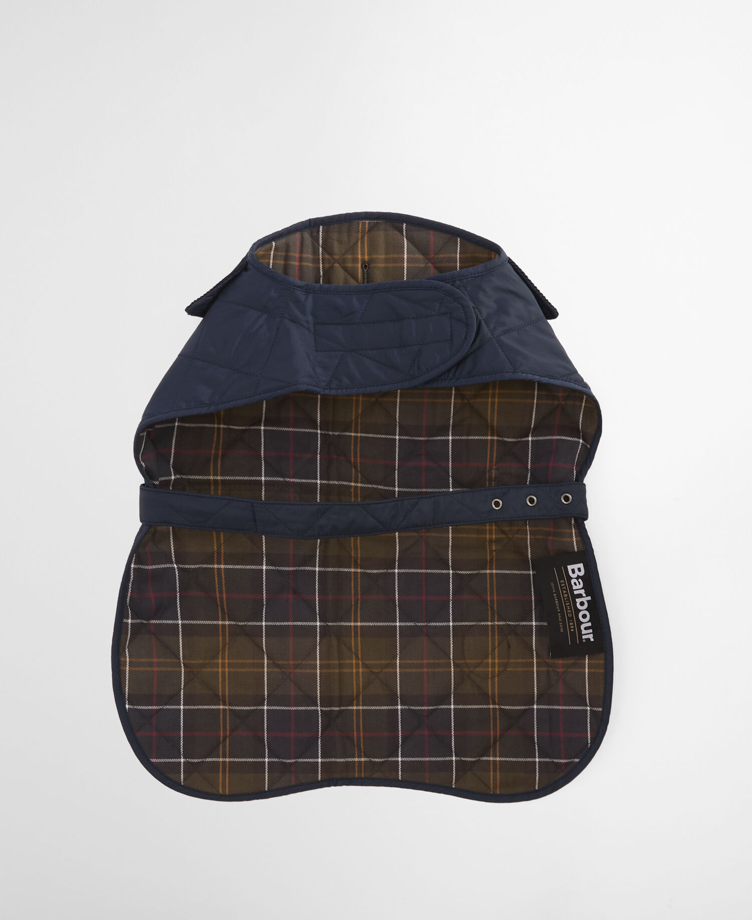 Quilted Dog Coat Dark Navy
