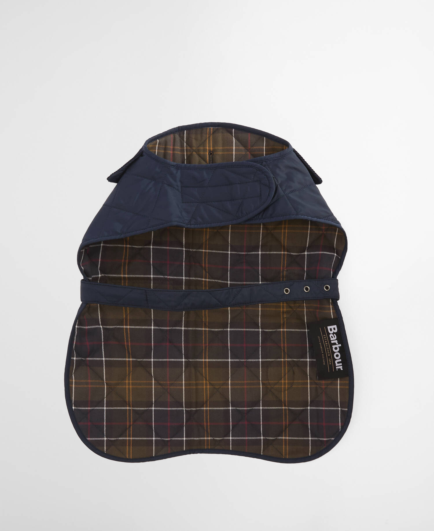 Quilted Dog Coat Dark Navy image number 2