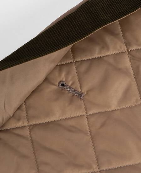 Quilted Dog Coat Sand Dune
