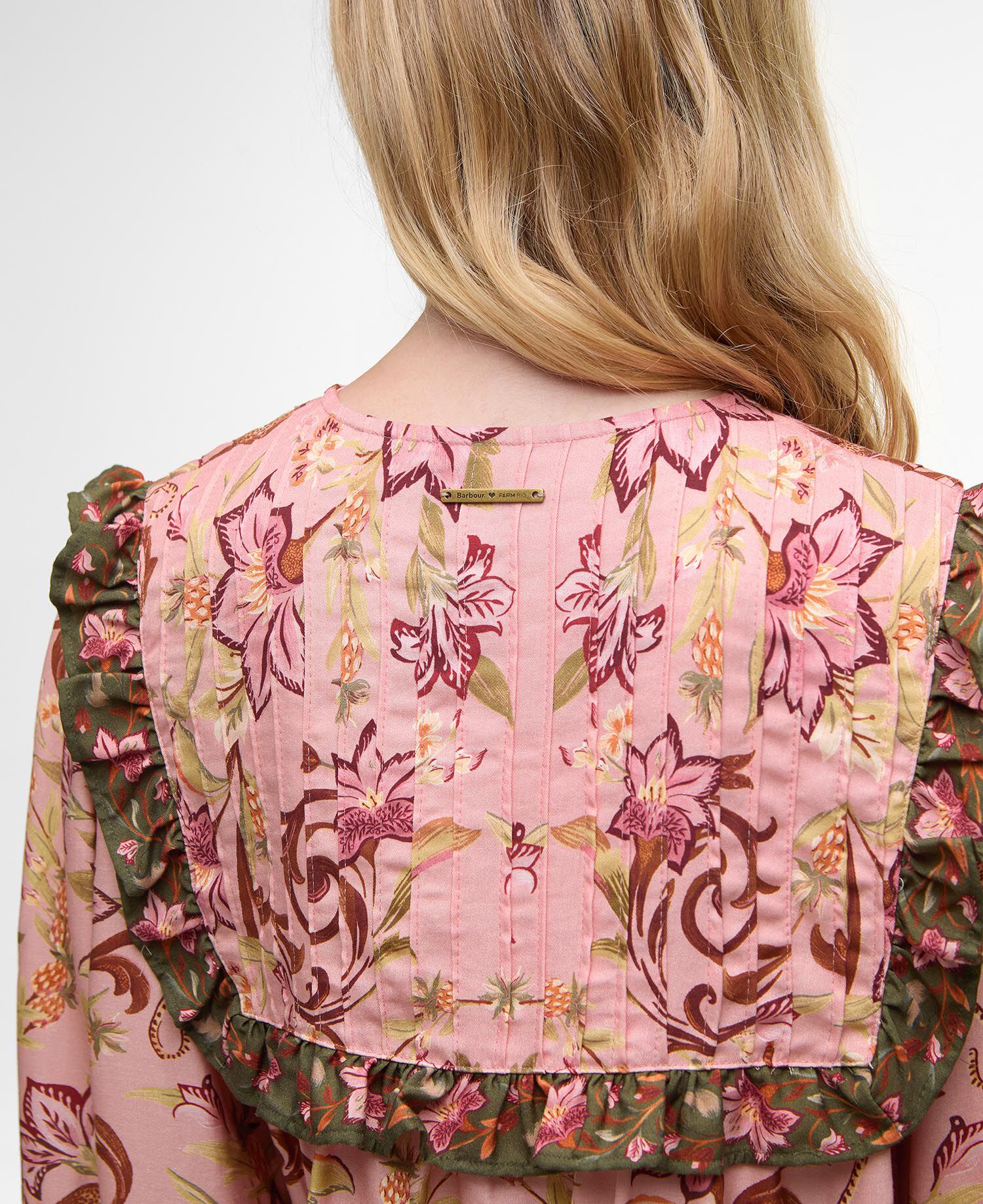 Barbour FARM Rio Cami Long-Sleeved Blouse Tropical Print