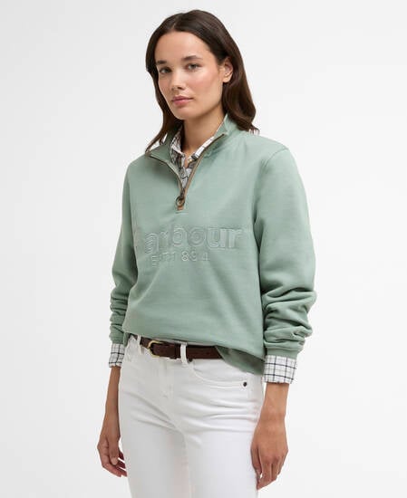 Pullover Cynthia Half-Zip Blue Sage