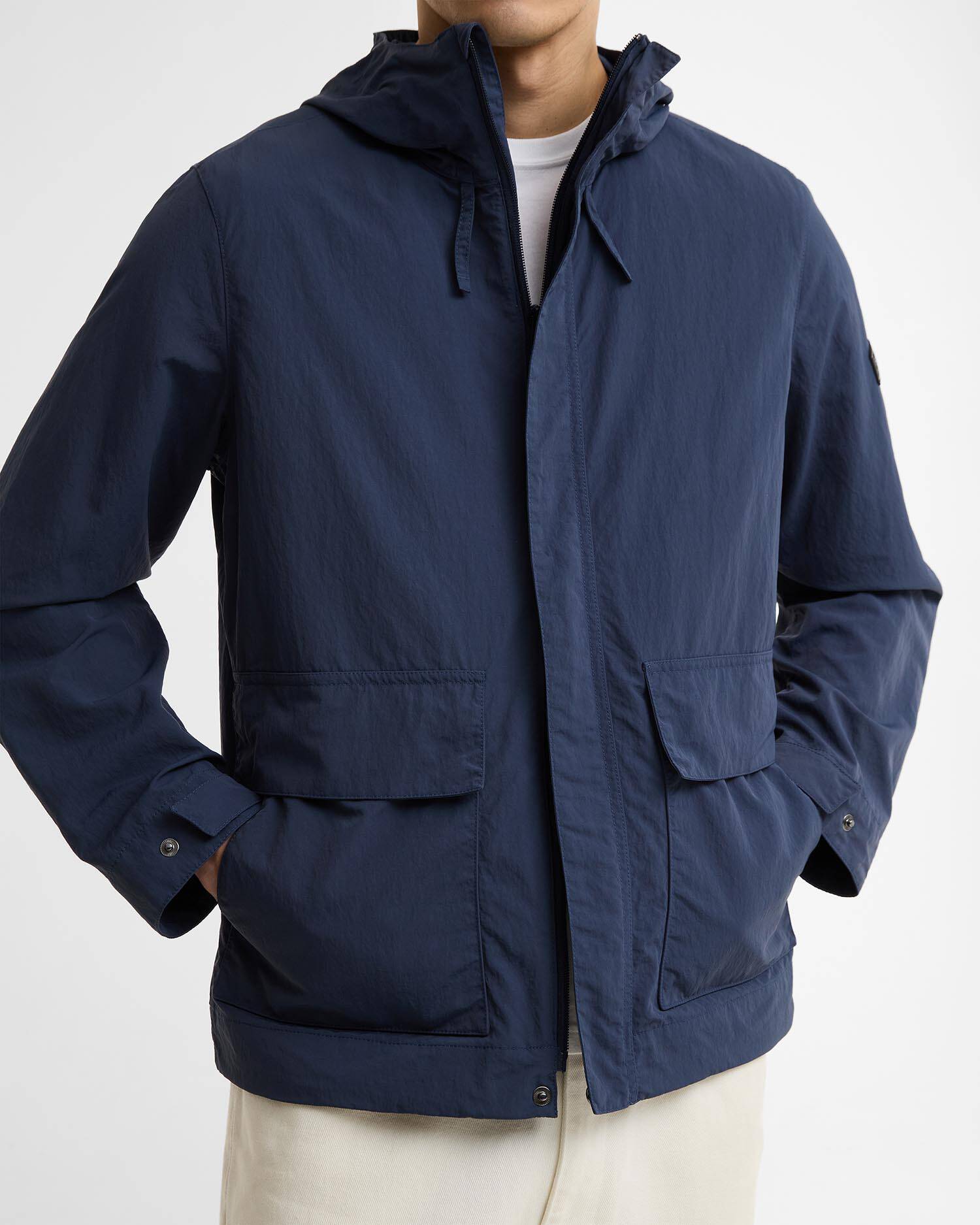 Barnwell Showerproof Jacket Oxford Navy image number 5