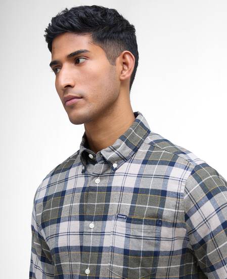 Fortrose Tailored Long-Sleeved Shirt Forest Mist Fortrose Tailored Long-Sleeved Shirt Forest Mist