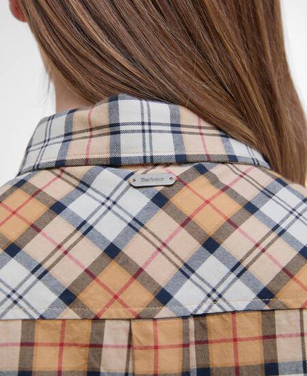 Bredon Sleeveless Shirt Hessian Tartan