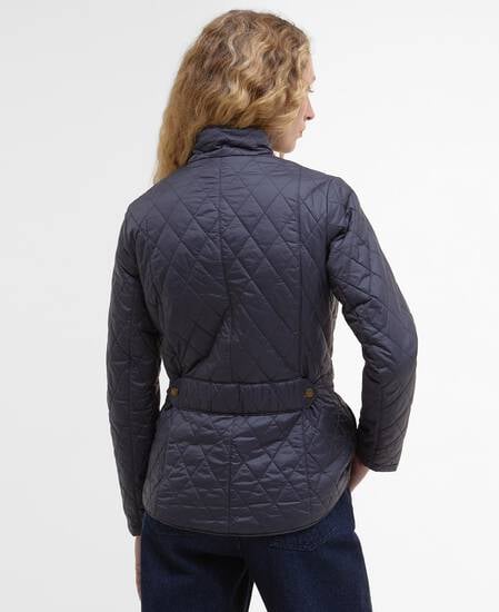 Flyweight Cavalry Quilted Jacket Navy-Navy