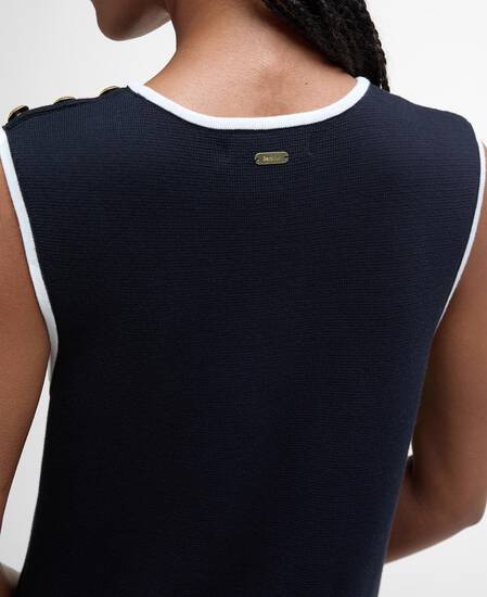 Colleen Knitted Mini Dress Dark Navy