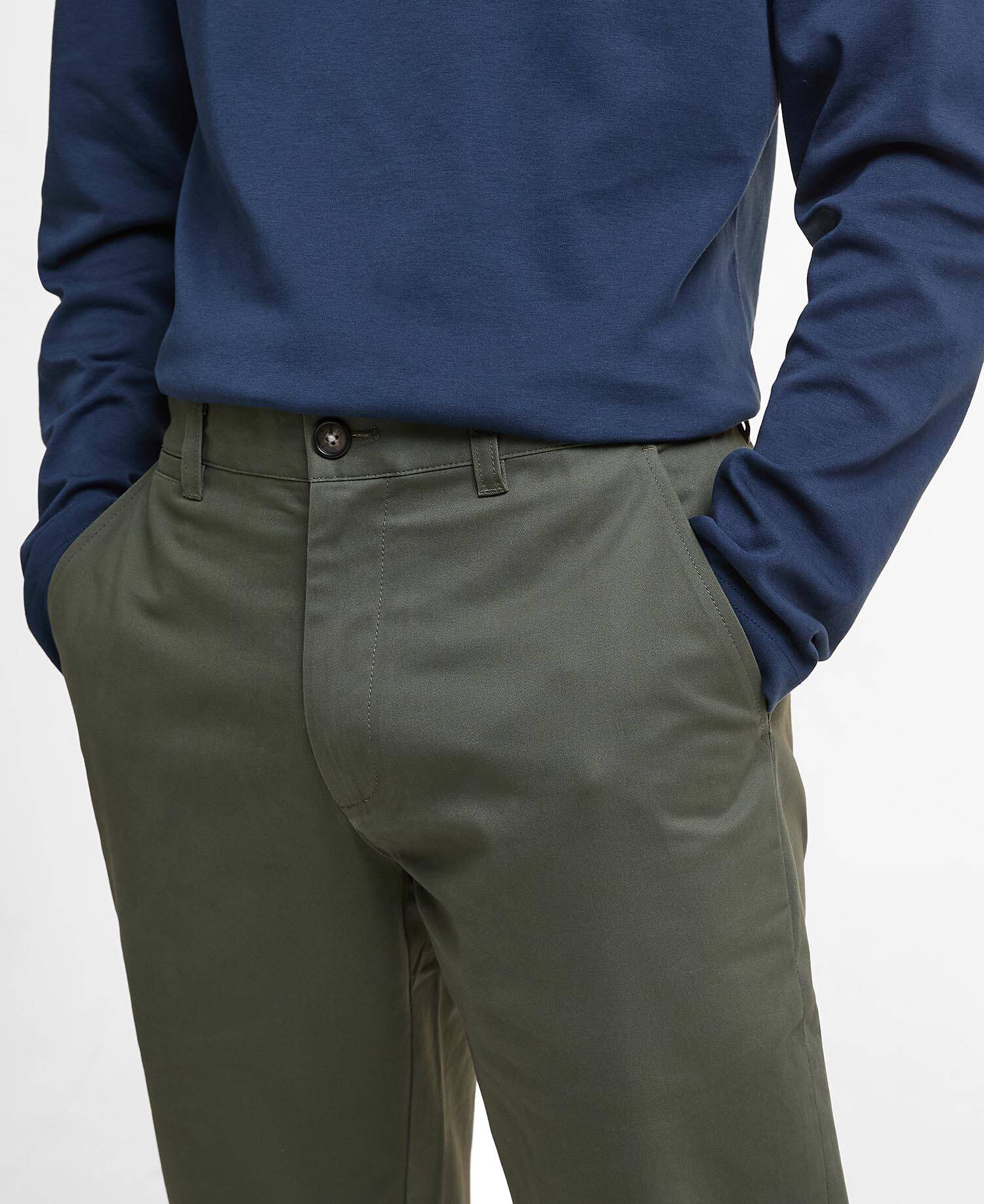 Suede Sateen Tailored Trousers image number 3