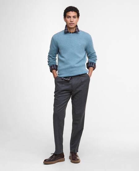 Covent Crew Neck Jumper Bluestone