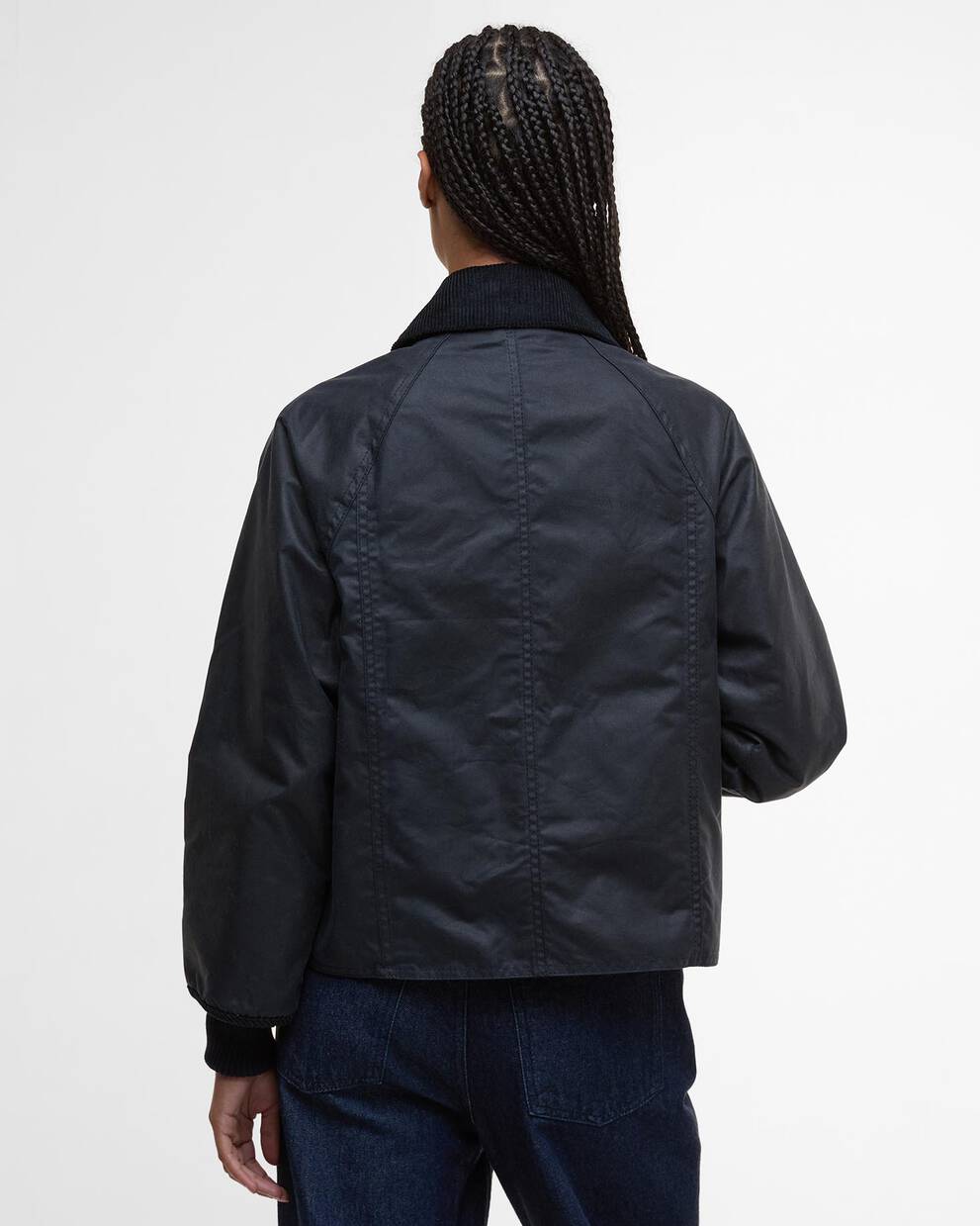Cropped Beadnell Waxed Jacket