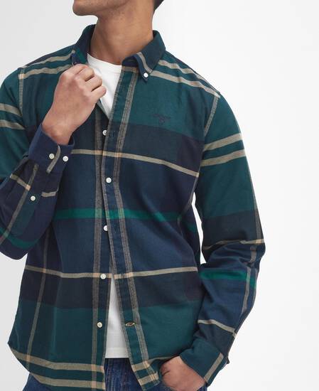 Iceloch Tailored Long-Sleeved Shirt Green Loch