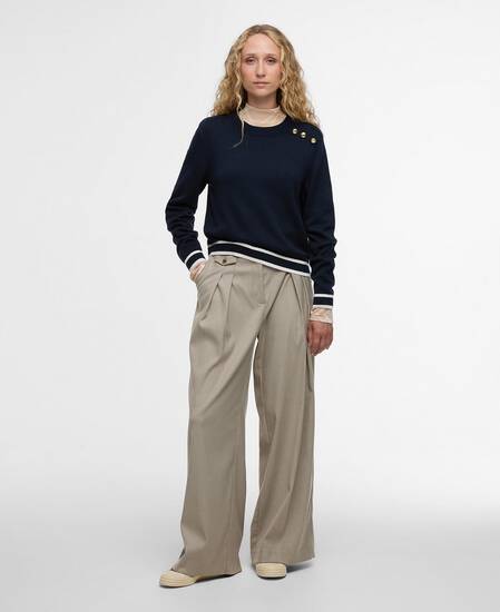 Strickpullover Avery Rundhalsausschnitt Navy