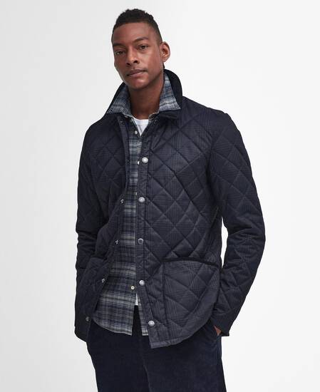 Heritage Liddesdale Quilted Jacket Dark Navy