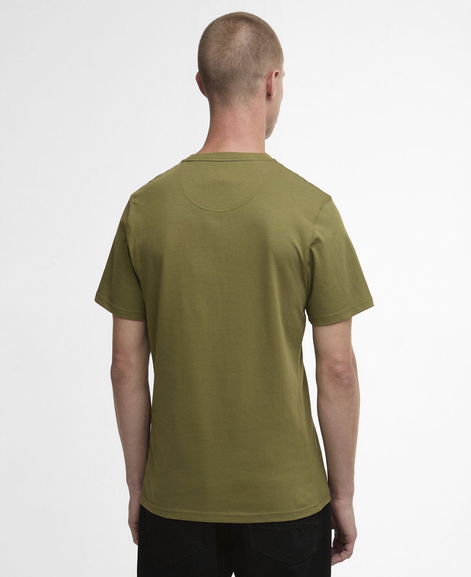 Small Logo T-Shirt Cable Olive