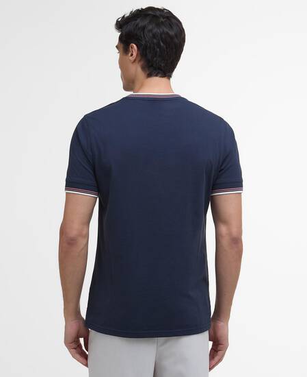 Ethan Tipped T-Shirt Navy