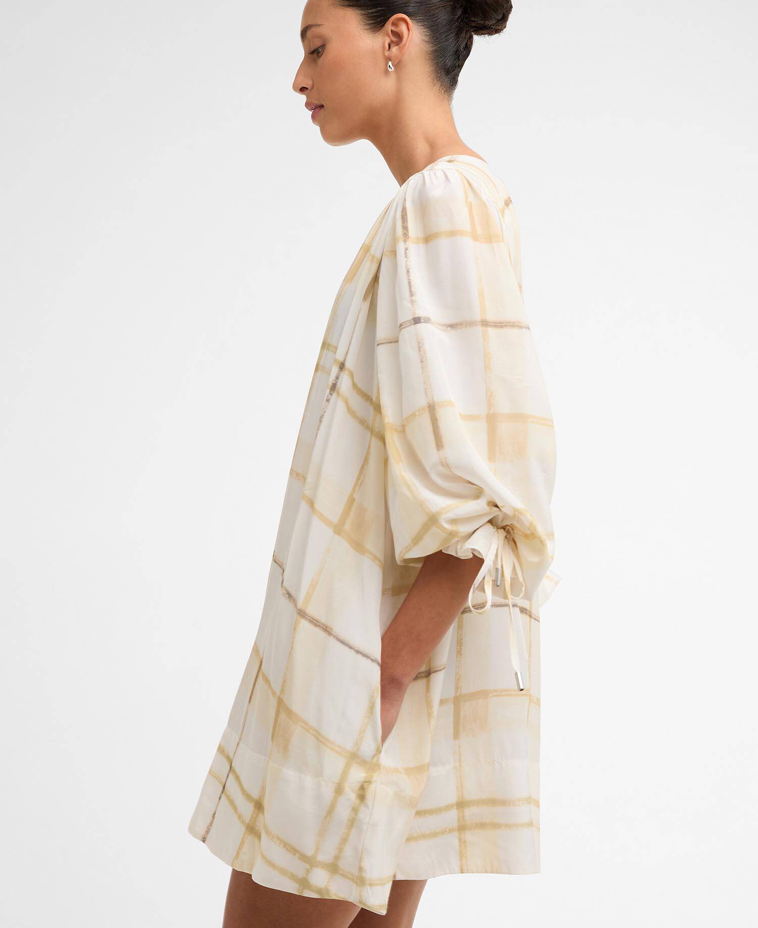 Catlin Mini Dress Jasmine Painted Check image number 4