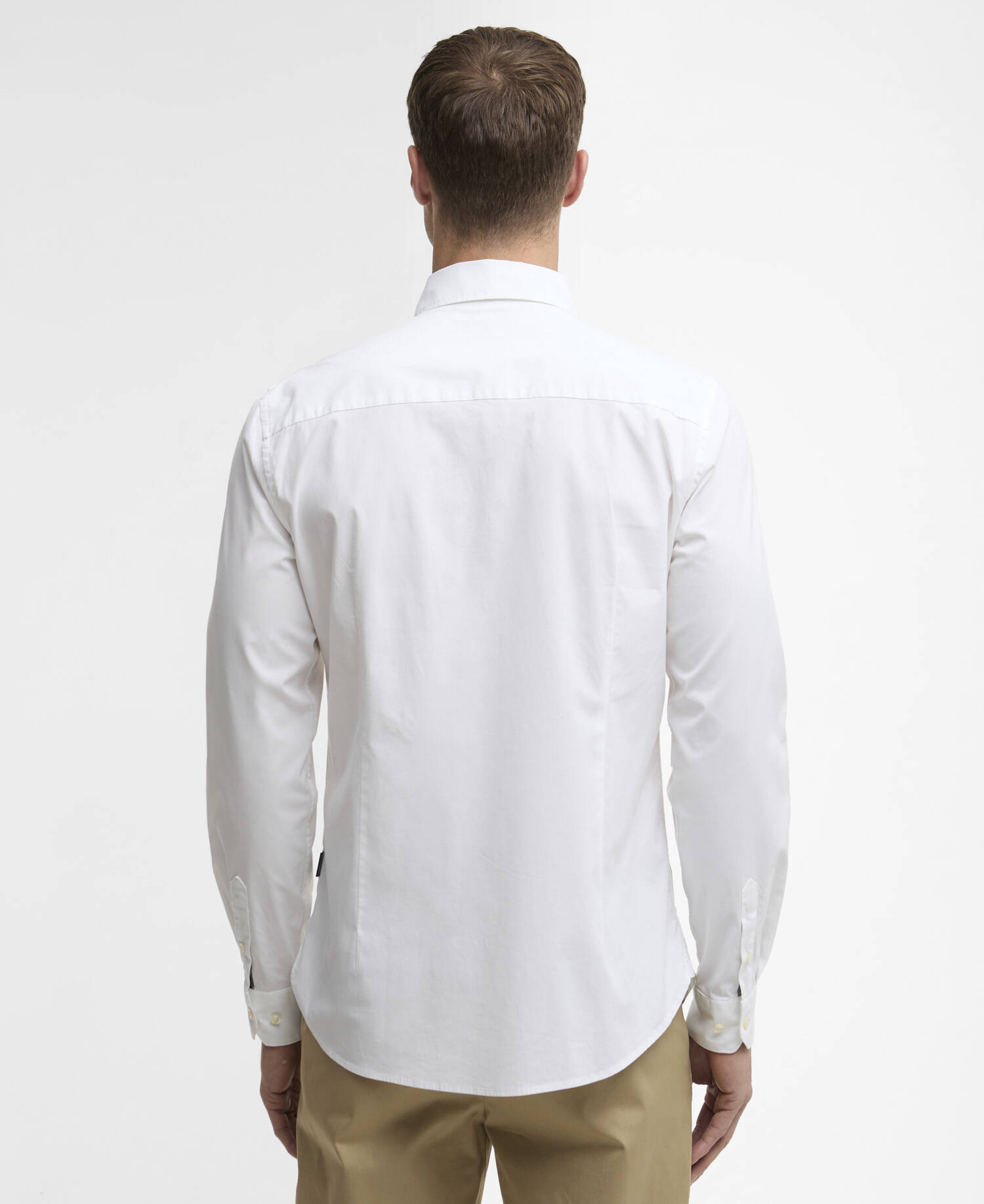 Westcroft Stretch Poplin Tailored Shirt White image number 2
