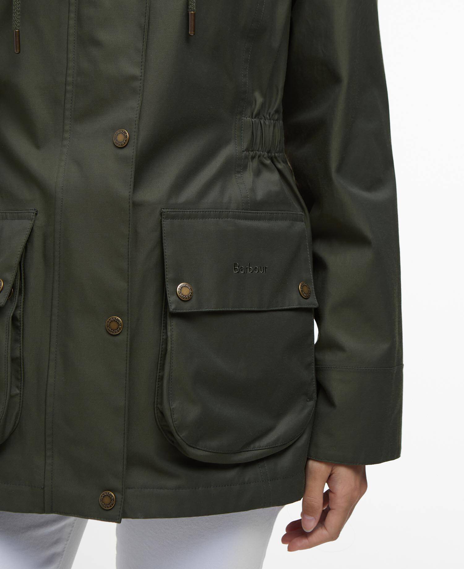 Maple Waterproof Jacket Olive/Ancient Tartan image number 4