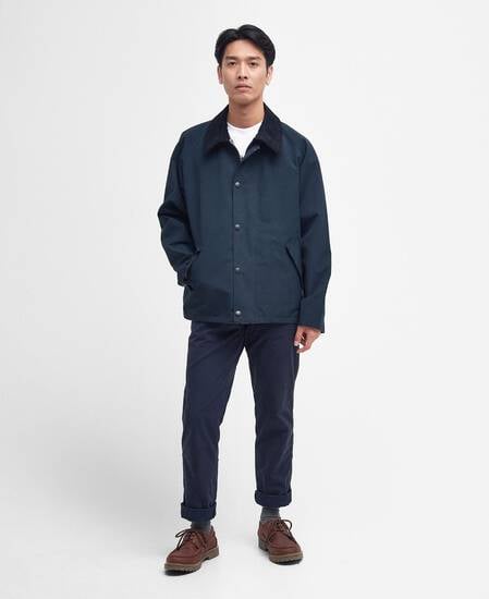 Oversized Reversible Transporter Jacket Navy-Dress