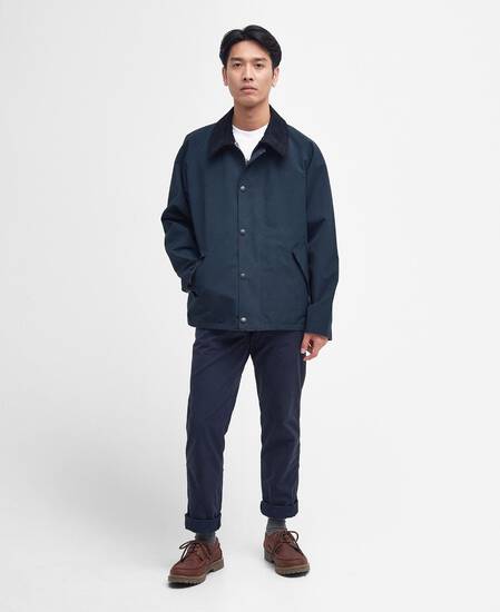 Oversized Reversible Transporter Jacket Navy-Dress