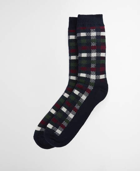 Socken Barney Boot Navy/Red Green Mix