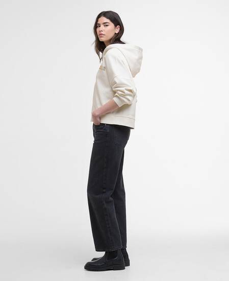 Lana Zip-Up Hoodie Off White