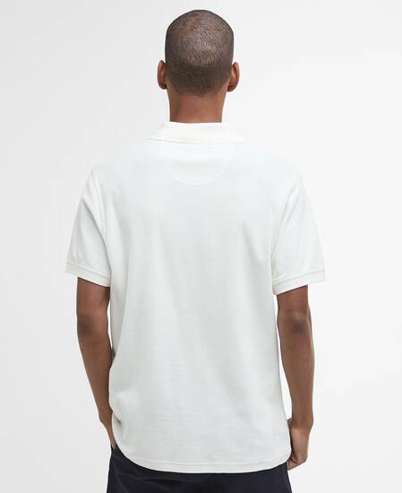 Wadworth Short-Sleeved Polo Shirt Whisper White