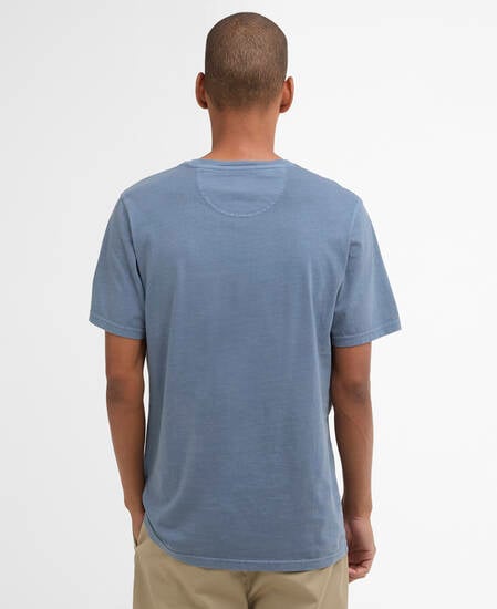 T-Shirt Washed Tartan Washed Blue