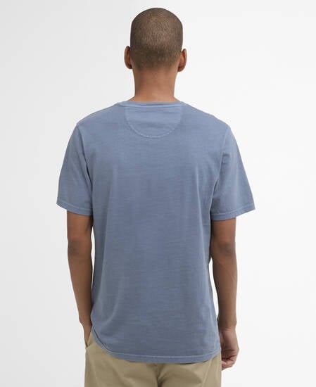 Washed Tartan T-Shirt Washed Blue