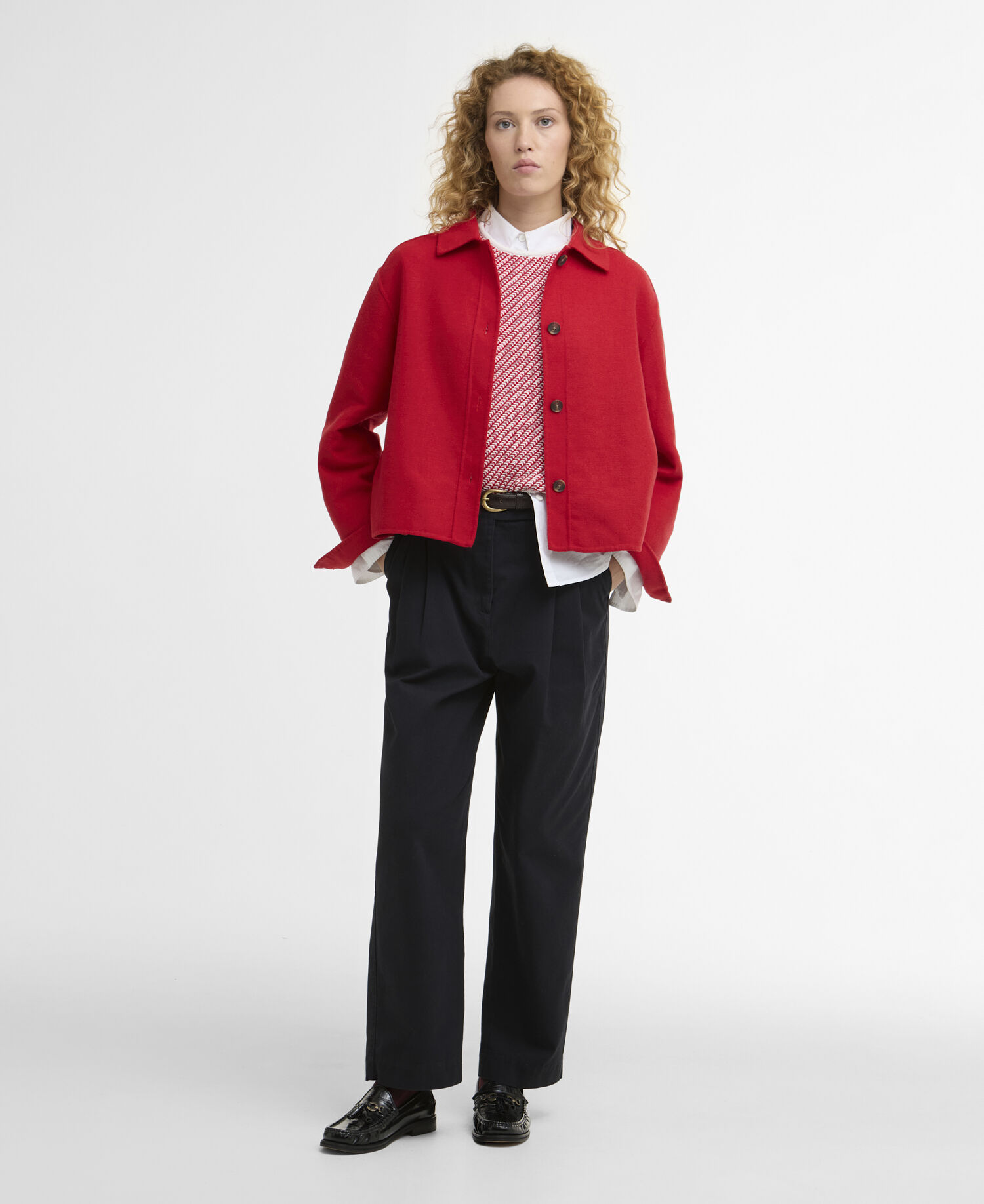 Amanda Overshirt Poppy Red