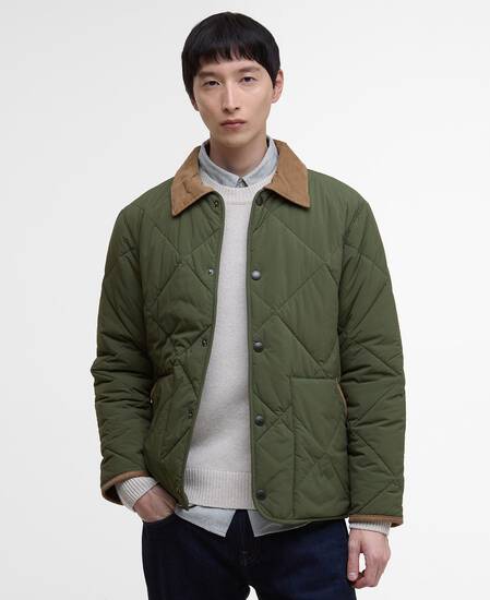 Giacca trapuntata Modified Short Liddesdale Olive