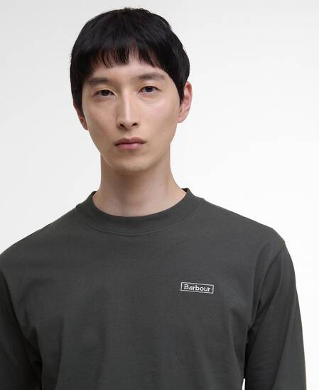 Walton Oversized Long-Sleeved T-Shirt Sage