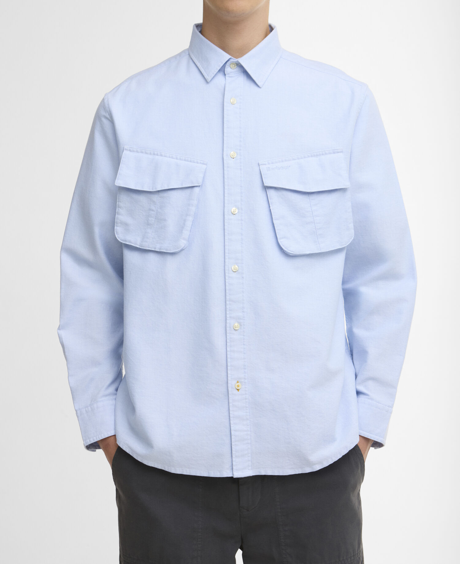 Camicia oversize Arnour Oxford Jungle Sky