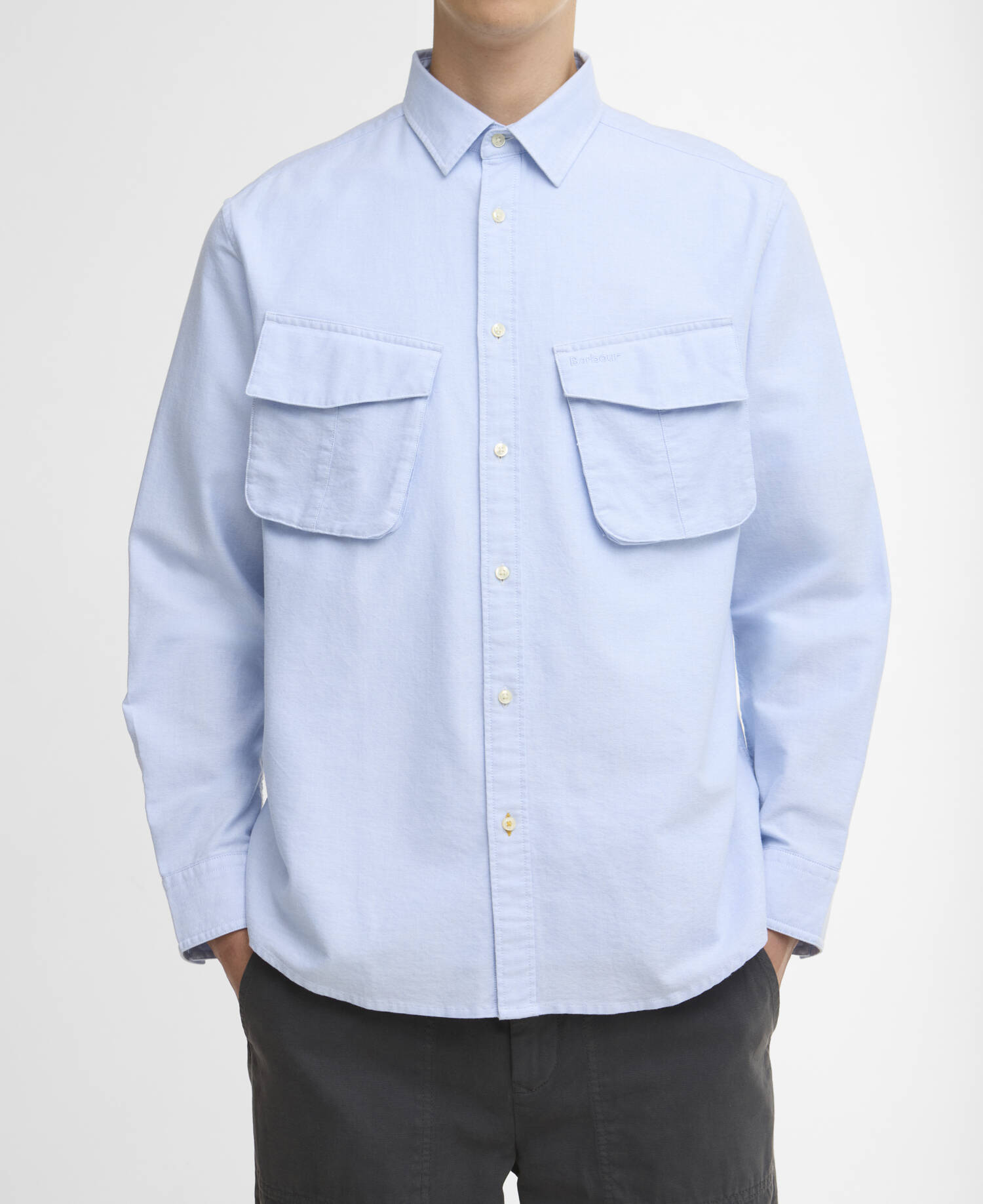 Camicia oversize Arnour Oxford Jungle Sky image number 3
