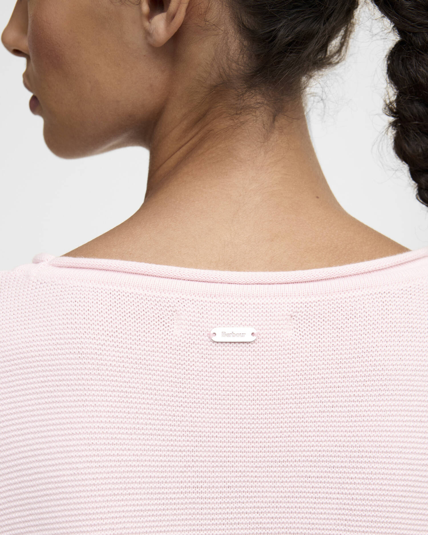 Marine Crew Neck Jumper Pink image number 5