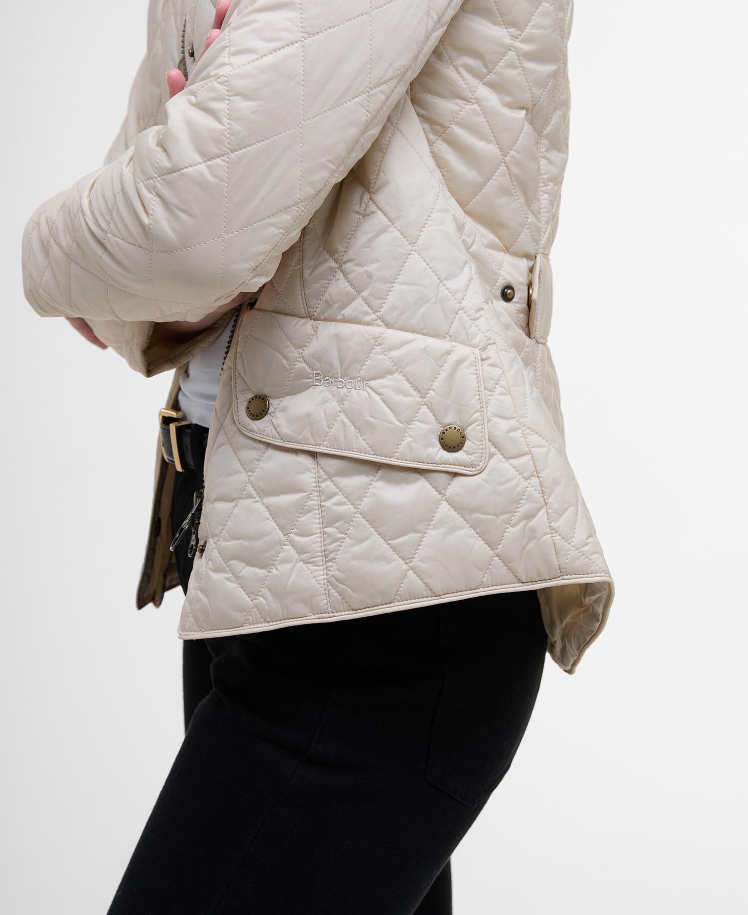 Flyweight Cavalry Quilted Jacket Pearl-Stone