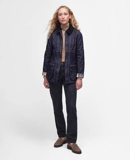 Beadnell Polarquilt Jacket Navy-Navy