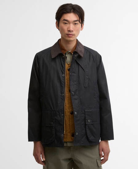 Modified Beaufort Spectator Waxed Jacket Navy
