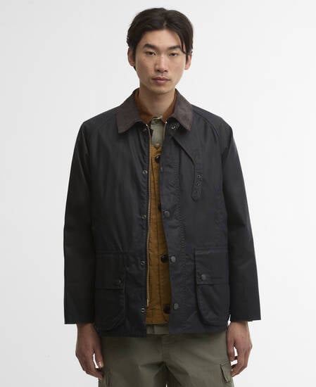 Modified Beaufort Spectator Waxed Jacket Navy