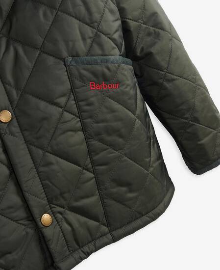 Boys' Liddesdale® Quilted Jacket Dark Olive-Red