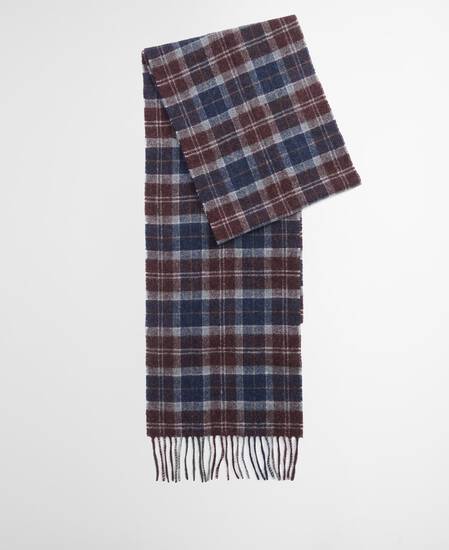 Tartan Lambswool Scarf Midnight Oak Tartan