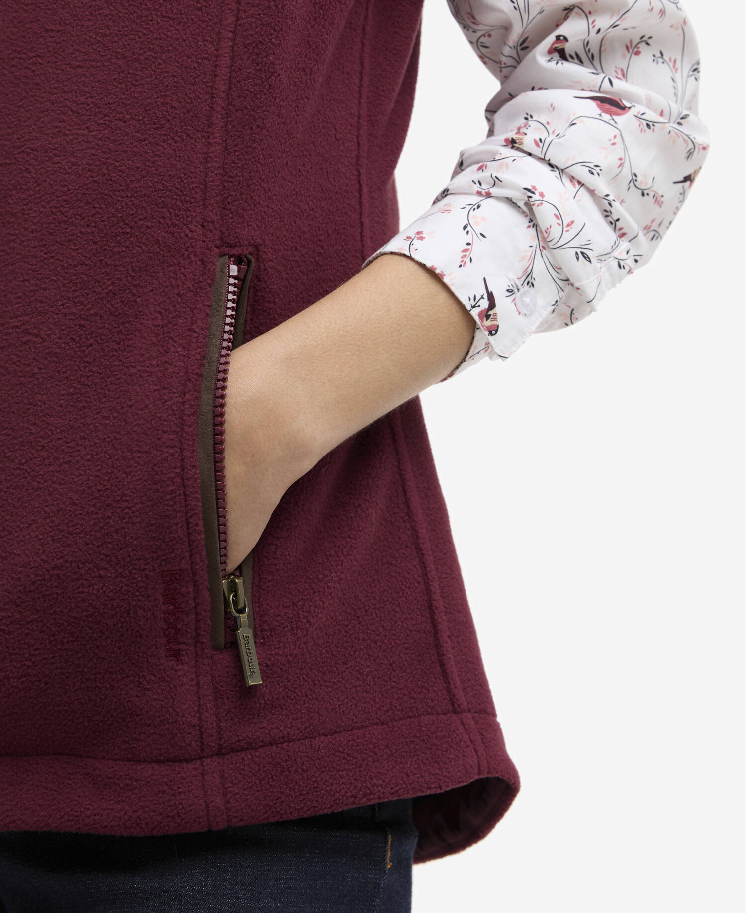 Country Colton Fleece Gilet Port image number 4