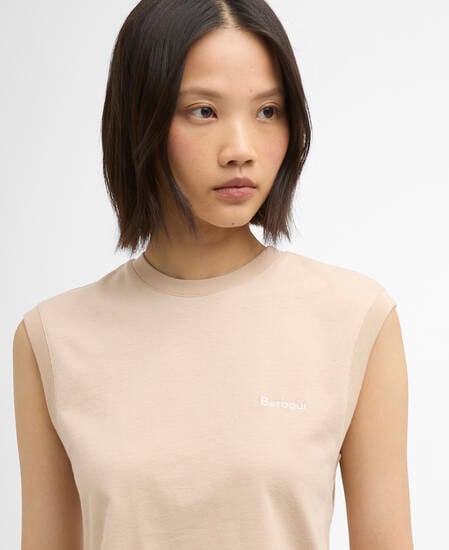 Rowane Sleeveless Top Pebble Pink