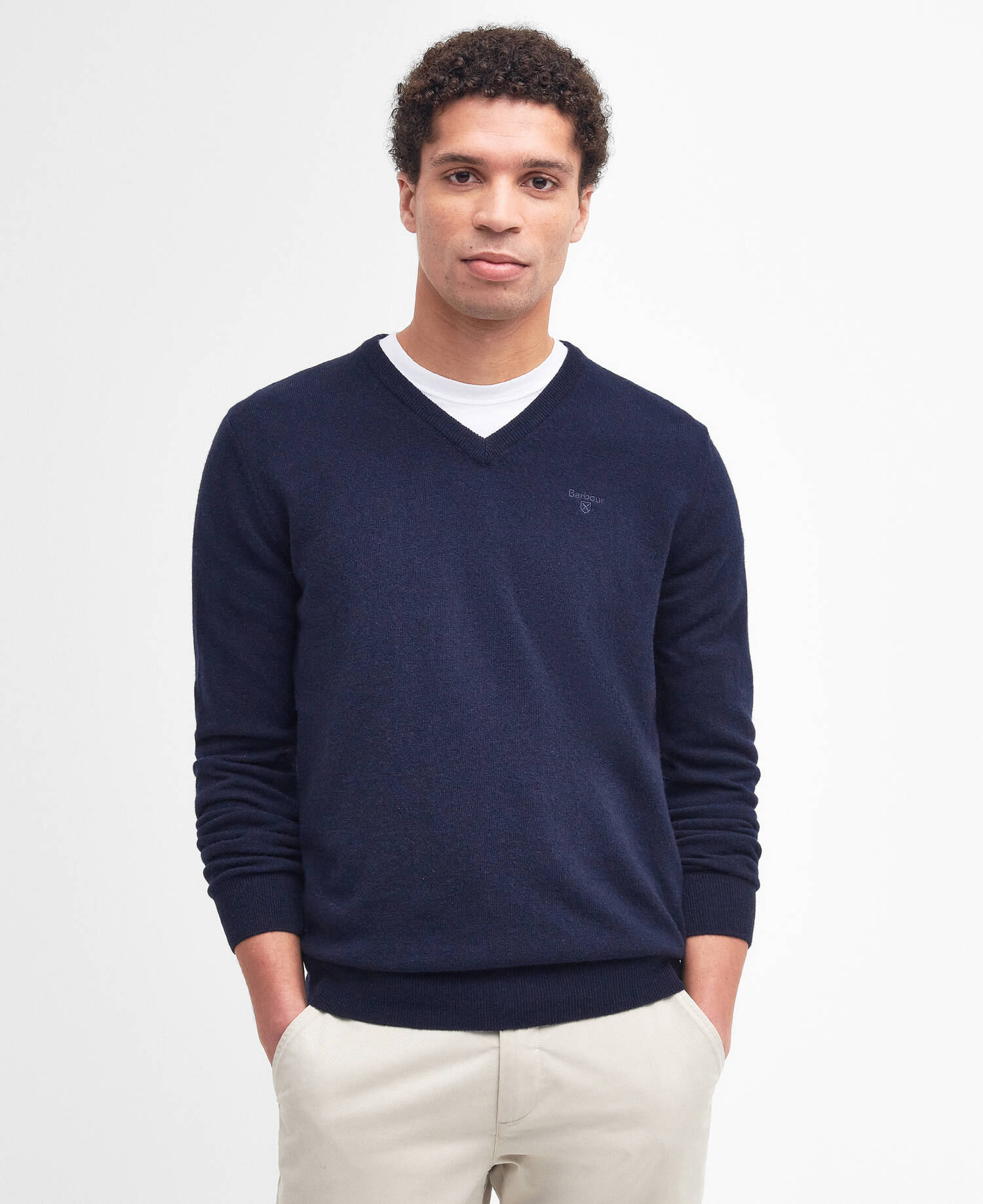 Essential V-Neck Jumper image number 0