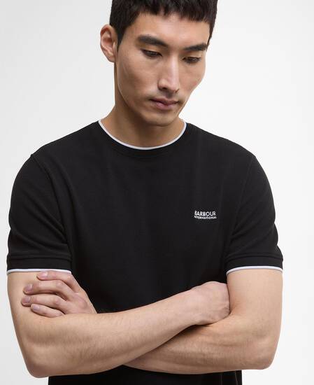 Seb Textured T-Shirt Black