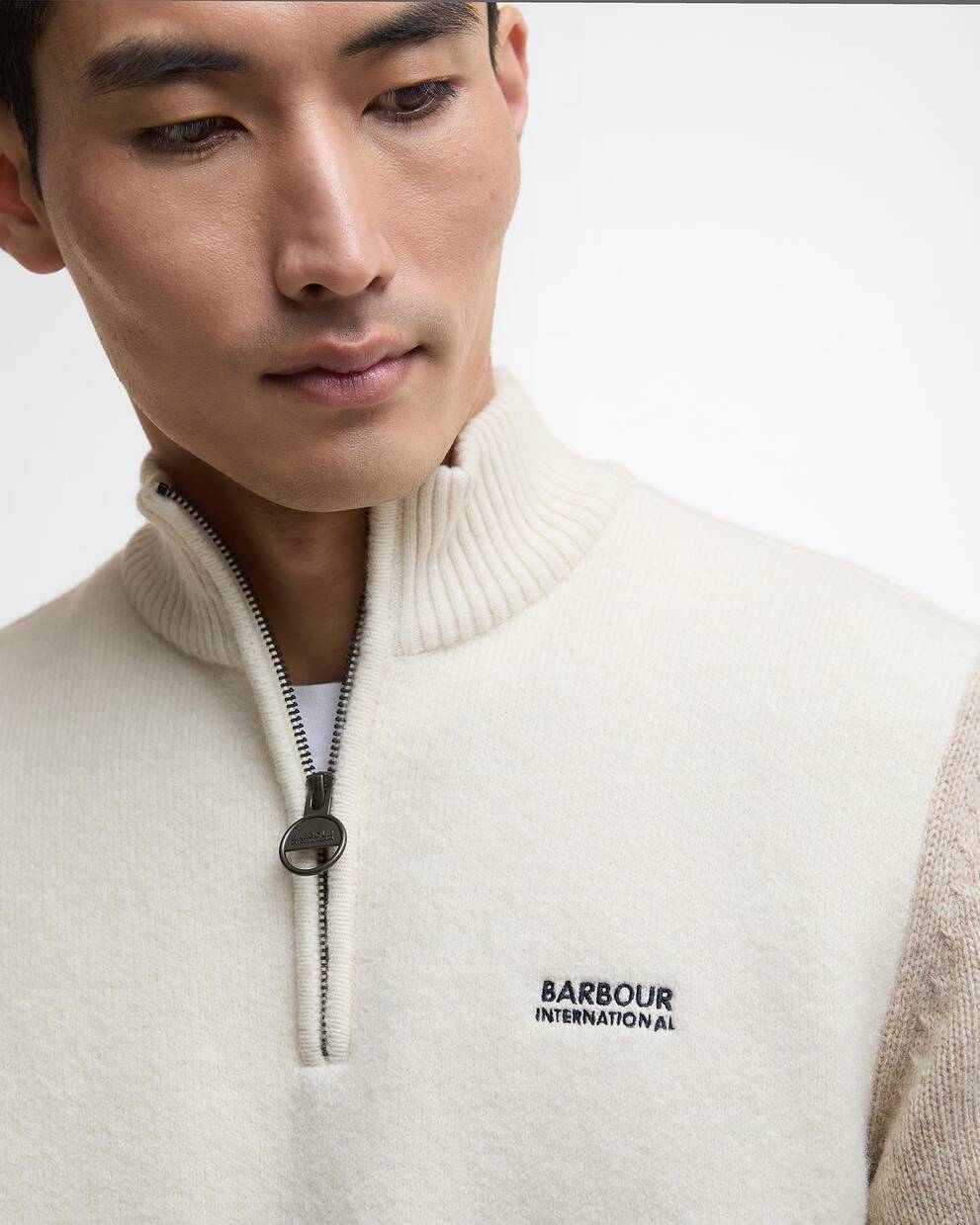 Maglione Hutchy con zip corta