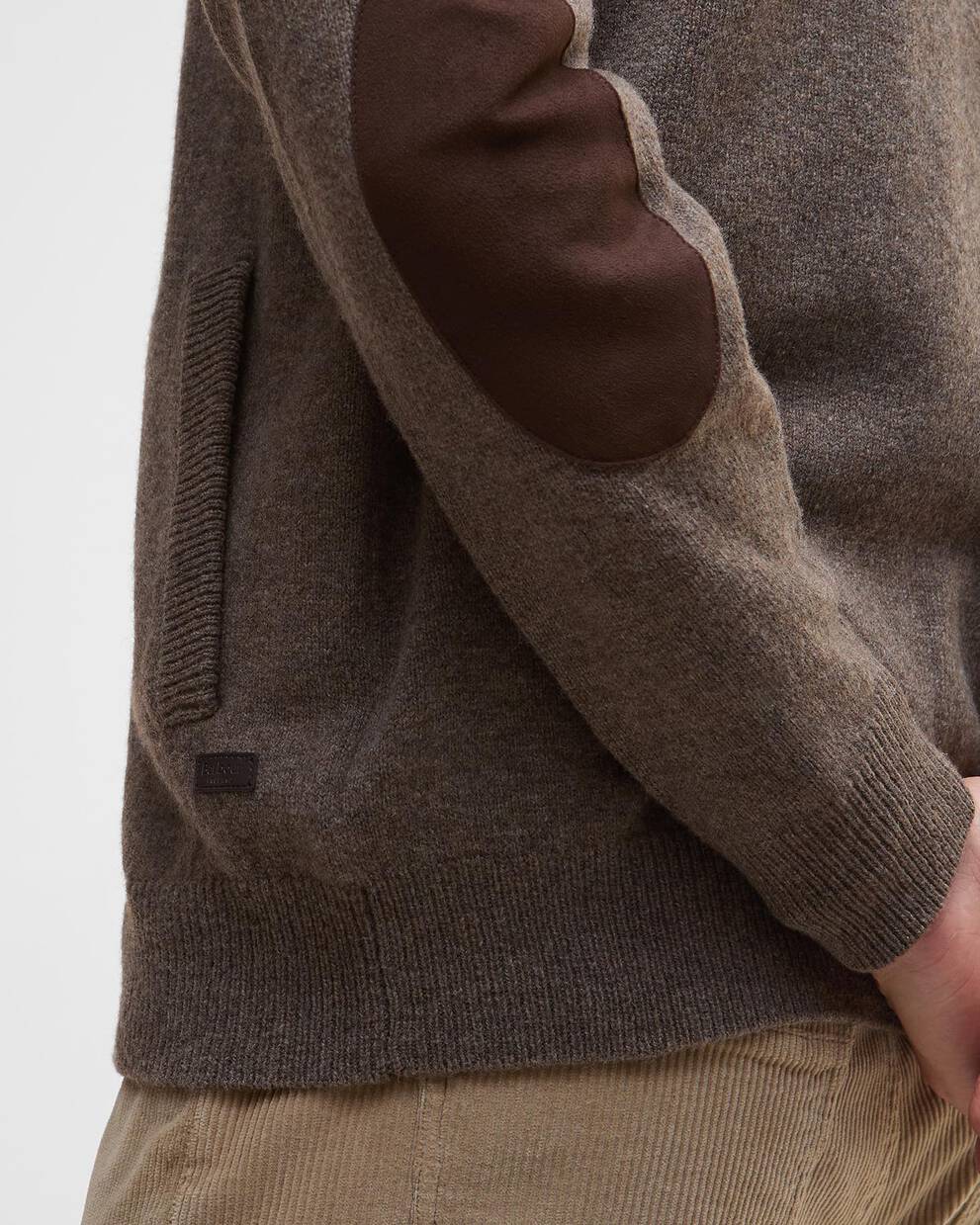 Essential Elbow-Patch Cardigan